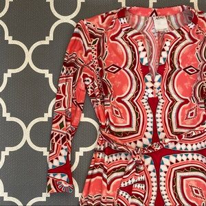 Ali Ro Long Sleeve Shift dress size 6